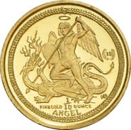 Isle of Man Angel Gold Coin 1/10oz
