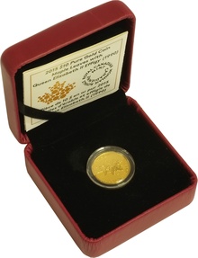 2015 $10 Pure Gold Coin Maple Leaves 1/4oz Boxed