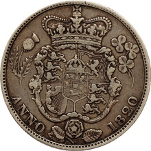1820 Silver Half Crown Coin George IV