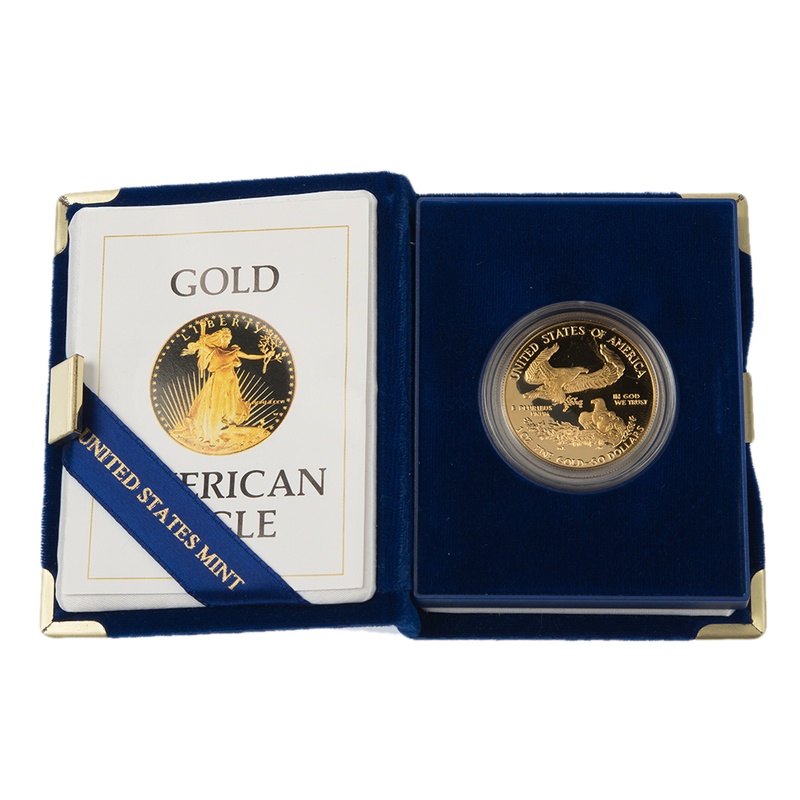 1986 Proof American Eagle Gold Coin 1oz MCMLXXXVI Boxed