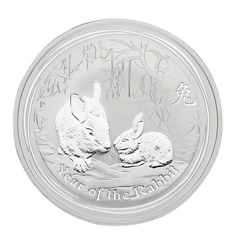 2011 Year of the Rabbit Silver Coin 1oz Perth Mint Australian Lunar Series