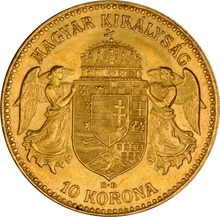 Hungarian 10 Korona Gold Coin Franz Joseph I