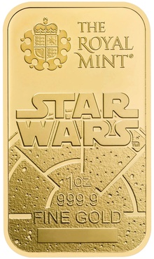 1oz Gold Bar Star Wars Dark Side