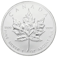 2012 Canadian Silver Maple Leaf Coin 1oz