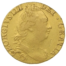 1782 Gold Guinea Coin George III