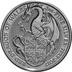 2017 2oz Red Dragon of Wales Silver Coin Queen's Beasts