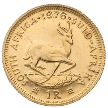 1976 R1 Gold Coin 1 Rand South Africa