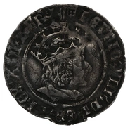 1509-1526 Silver Groat Fourpence Coin Henry VIII Hammered mm Portucullis