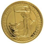 1991 Tenth Ounce Proof Britannia Gold Coin