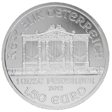 2012 Austrian Philharmonic Silver Coin 1oz