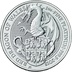 2018 1oz Red Dragon of Wales Platinum Coin Queen's Beasts