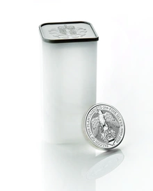 2019 2oz Falcon of the Plantagenets Silver Coin Queen's Beasts