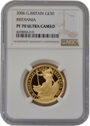 2006 Proof 1/2oz Gold Britannia Coin NGC PF70