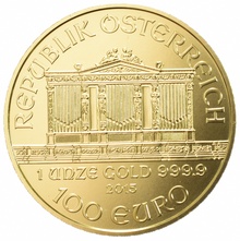 2015 Austrian Gold Philharmonic Coin 1oz PCGS MS70
