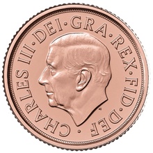 2022 Gold Quarter Sovereign Queen Elizabeth II Memorial
