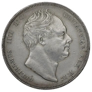 1834 Silver Half Crown Coin William IV
