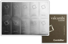 10 x 10g Silver Bar CombiBar