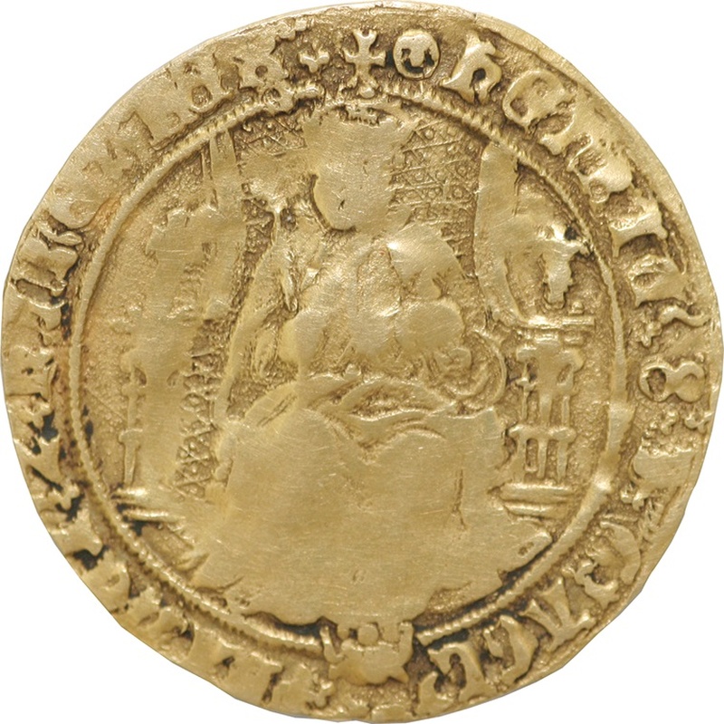 Gold Half Sovereign Henry VIII Fine