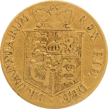 1817 Gold Half Sovereign George III