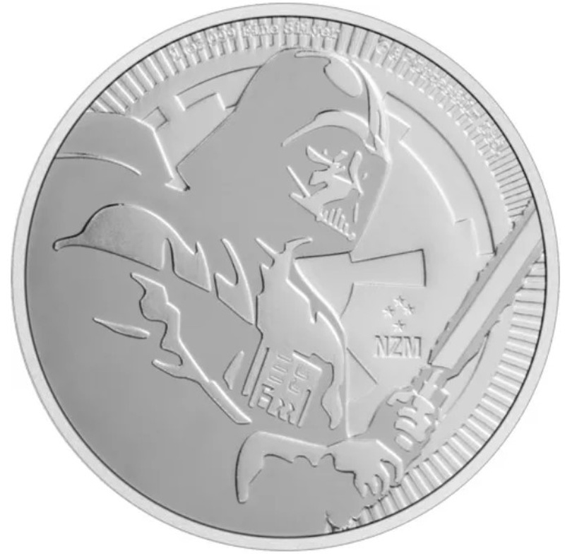 2020 1oz Star Wars Silver Coin Darth Vader