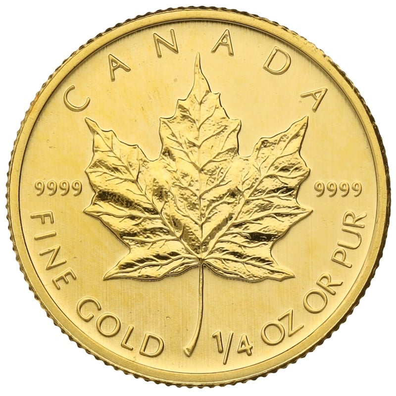 2010 1/4oz Canadian Maple Leaf Gold Coin