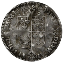 1562 Silver Threepence Elizabeth I mm Star