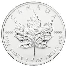 1999 Canadian Silver Maple Leaf Coin 1oz