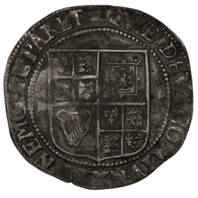 Silver Shilling Coin James I Hammered mm Thistle