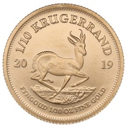 2019 1/10oz Krugerrand Gold Coin