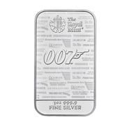 1oz James Bond 007 Silver Bar