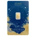 0.5g Gold Bar PAMP Zodiac Aquarius Minted