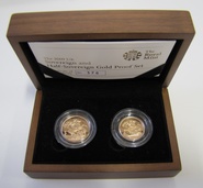 2009 UK Sovereign and Half-Sovereign Gold 2 Coin Proof Set