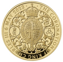 2023 5oz Gold Coronation of King Charles III Proof Coin Boxed