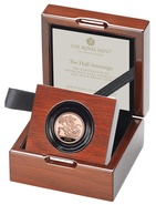 2023 King Charles III Coronation Gold Proof Half-Sovereign Boxed