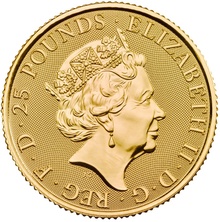 2018 Year of the Dog Gold Coin 1/4oz Royal Mint Lunar Series