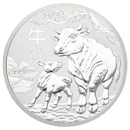 2021 2oz Australian Lunar Year of the Ox Silver Coin