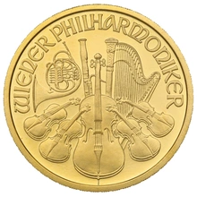 1996 1/2oz Austrian Gold Philharmonic Coin