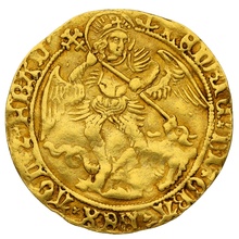 1499-1502 Gold Angel Coin Henry VIII Anchor