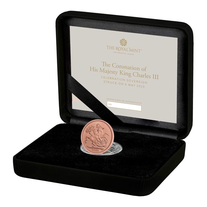 2023 Coronation Struck on the Day Gold Sovereign Boxed