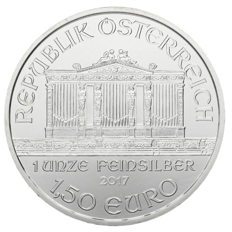 2017 Austrian Philharmonic Silver Coin 1oz