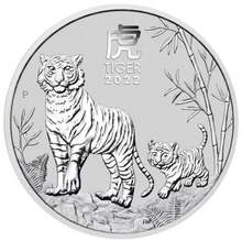 2022 Year of the Tiger Silver Coin 1oz Perth Mint Australian Lunar Series