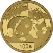 2008 1/4 oz Gold Chinese Panda Coin