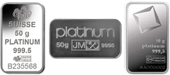 Second Hand Platinum 50g Bar
