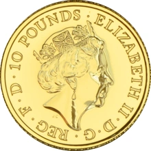 2016 Year of the Monkey Gold Coin 1/10oz Royal Mint Lunar Series
