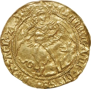 Gold Angel Coin Henry VIII Good Fine