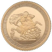 2017 Proof Gold Half Sovereign Elizabeth II Fifth Head