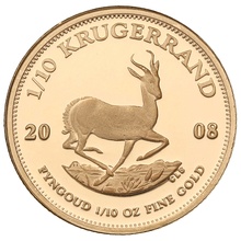 2008 Proof Krugerrand Gold Coin 4 Coin Set Boxed
