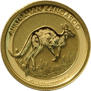 2017 1/10oz Australian Kangaroo Gold Nugget Coin