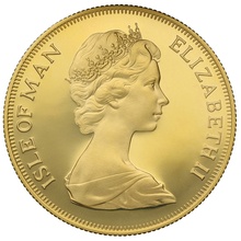 1973 Proof £2 Coin Gold Double Sovereign Isle of Man