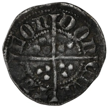 1344-1351 Silver Half Penny Coin Edward III Hammered Florin Coinage